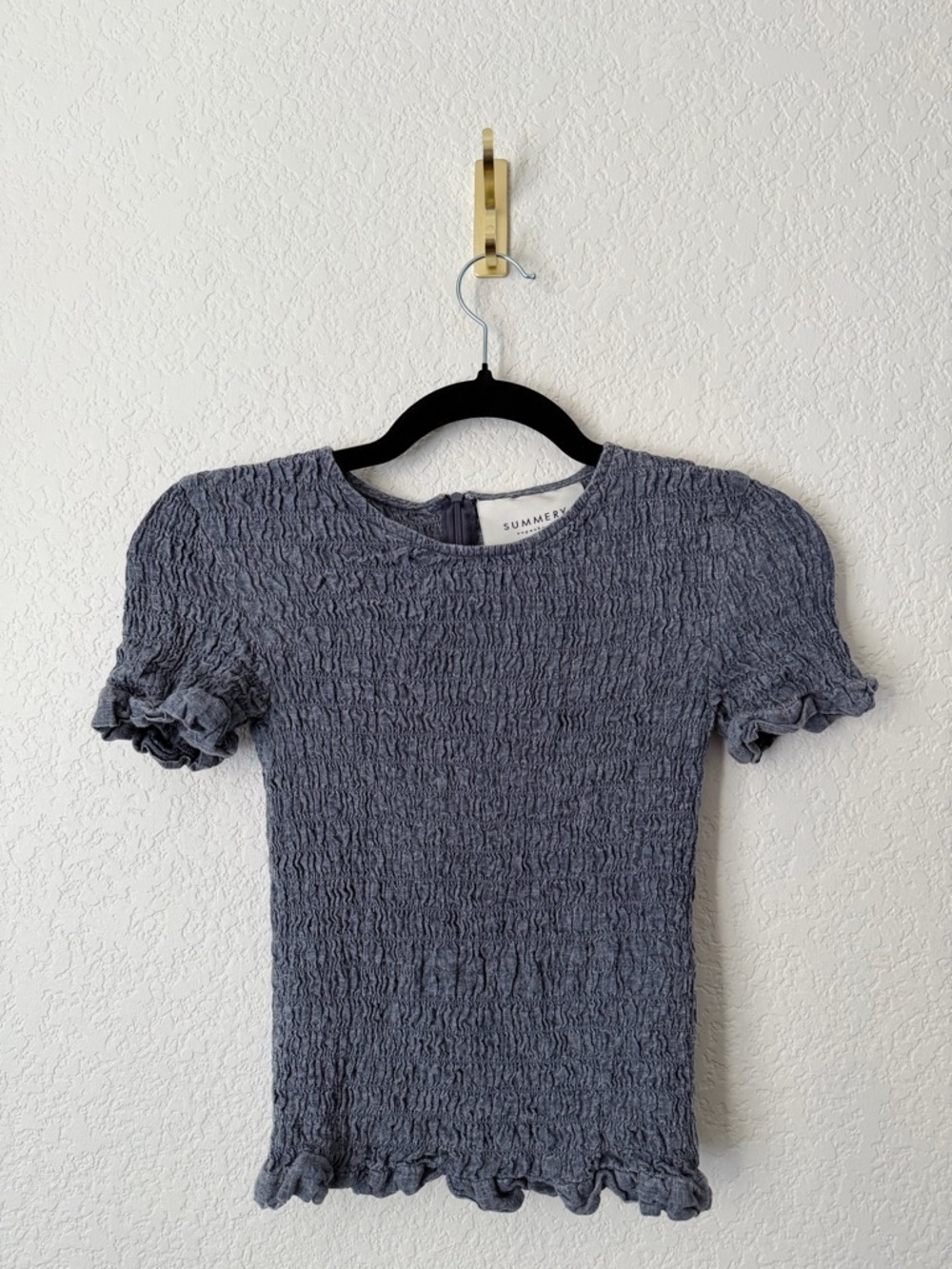Summery Copenhagen Celine Top in Blue Size Small *Stock Photo for reference* - Picture 2 of 9